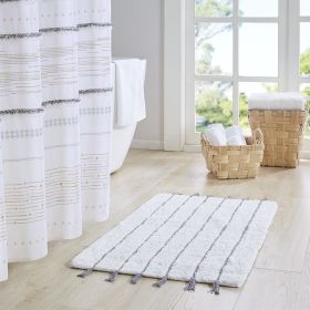 Stripe Tassel Cotton Tufted Rug