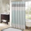 Faux Silk Shower Curtain