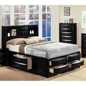 ACME Ireland Queen Bed in Black 21610Q