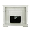 ACME Vendome FIREPLACE Antique Pearl Finish AC01313