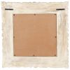 Mirror White 19.7"x19.7" Solid Mango Wood