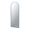 28x1x74" Celine Black Arch Body Mirror