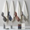 6 Piece Jacquard Towel Set